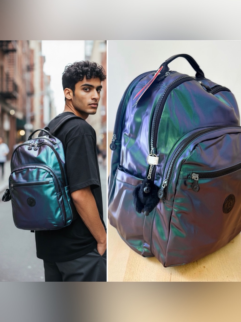 Kipling SEOUL XL WEEKEND Backpack 17” Laptop Cosmic Noir